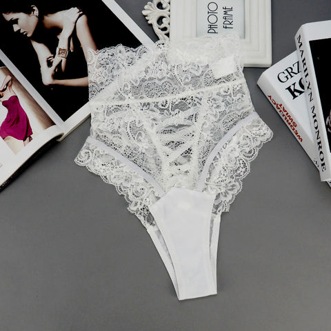 Alexa's Lingerie | Women High Waist Lace Underwear | Hollow Out Panties
