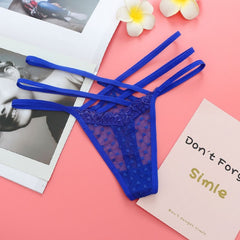 Alexa's Lingerie | Women's Underwear | Sexy Lace Thong Panties | Elastic Women Mini G-string