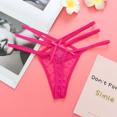 Alexa's Lingerie | Women's Underwear | Sexy Lace Thong Panties | Elastic Women Mini G-string